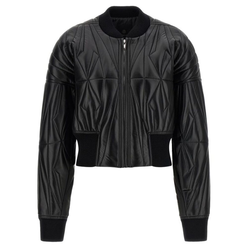 Rick Owens Black Lamb Leather Leather Men's Jacket